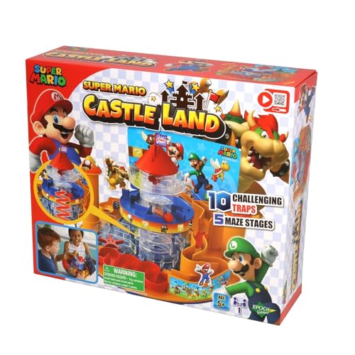 EPOCH Games - 7378 Super Mario Castle Land - Party Game Geschicklichkeitsspiel