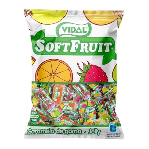 Vidal Soft Fruit Azúcar Golosina - 1000 gr