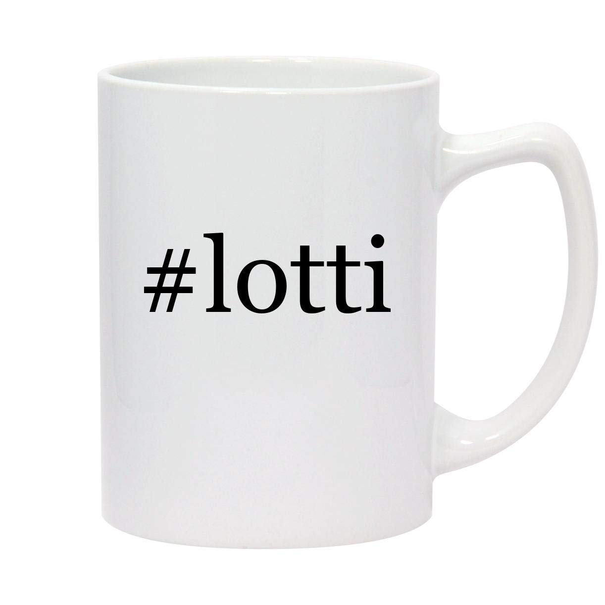#lotti - 14oz Hashtag White Ceramic Statesman Coffee Mug
