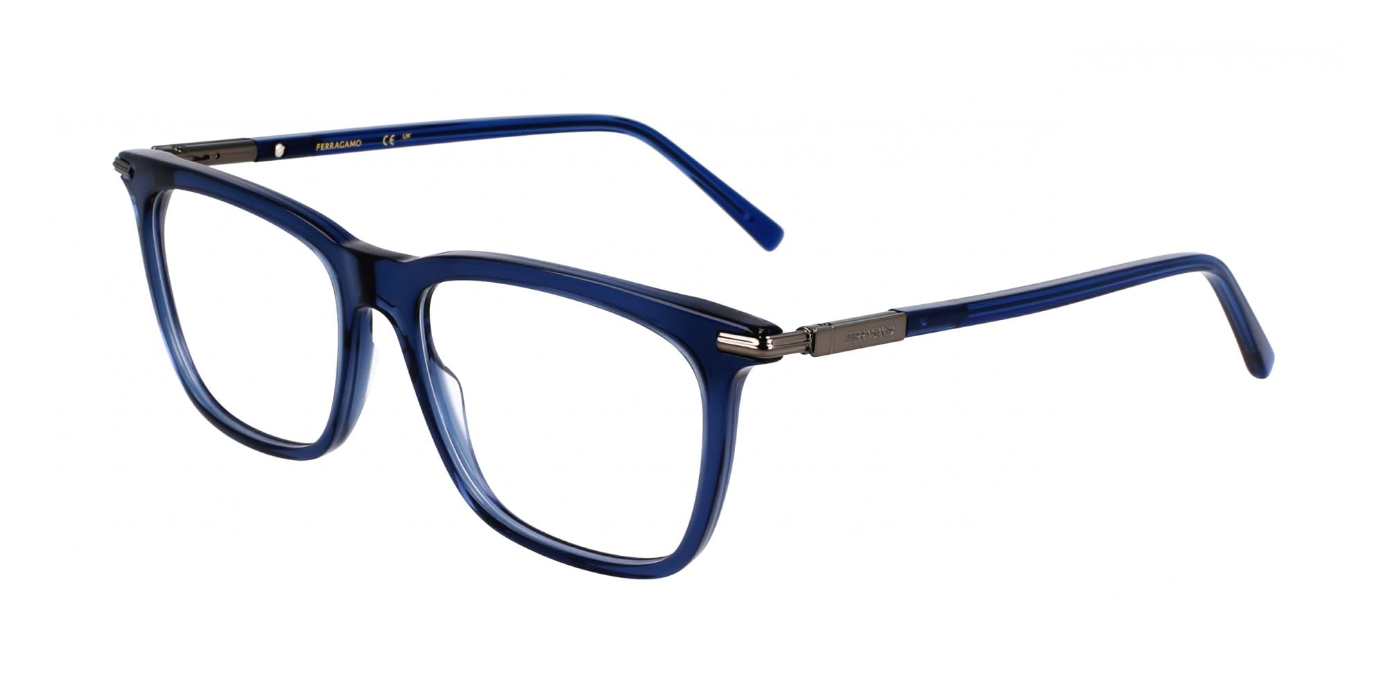 GAFAS FERRAGAMO - SF3007 C: TRANSPARENT BLUE/EYE SIZE: 53 BRIDGE: 17 HORYZONTAL MEASURACJA: 53 PIONOWE MEASURACJE: 40,3 Zdrowie i higiena osobista