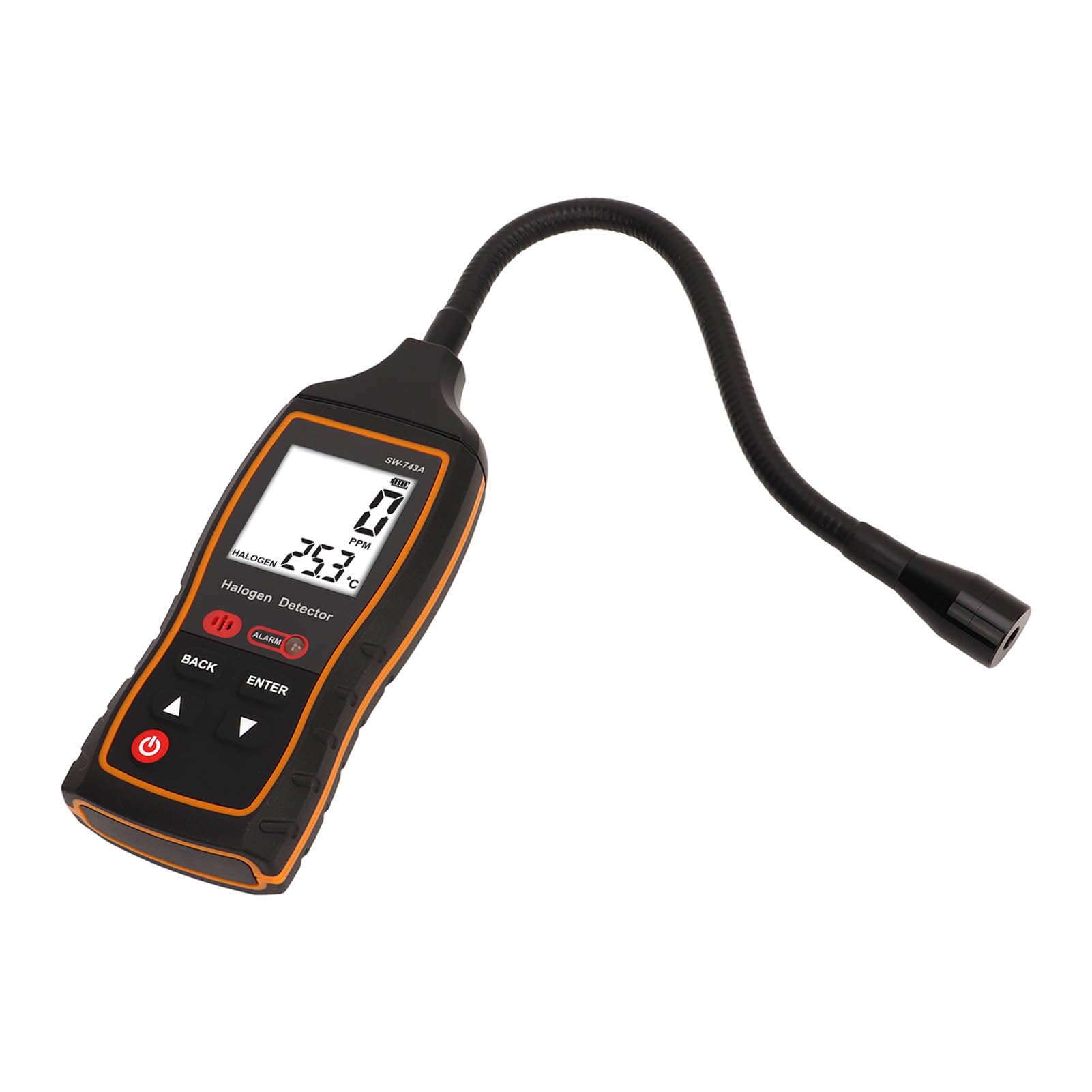 Klimaanlagen-Lecksucher, Lecksucher, Halogen-Kältemitteltester, 0 Bis 1000 Ppm, Ton, Licht, Vibrationsalarm, Gasdetektoren und Alarme
