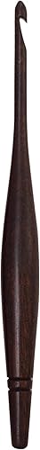 Ommi - Ganchos de ganchillo con mango ergonómico, gancho de ganchillo de madera Narrapi hecho a mano de 7 pulgadas, aguja de tejer, tejido de hilo