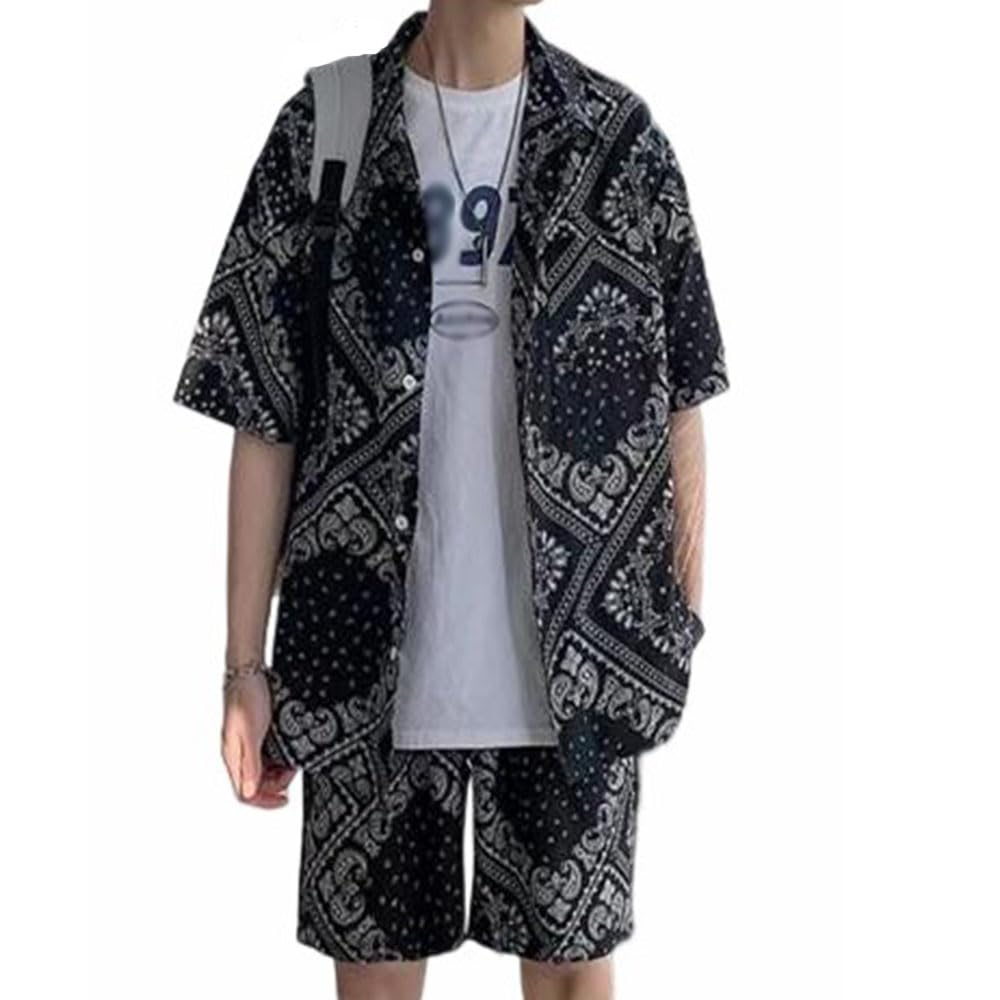 60s BRENT スリーピングシャツ パンツ セットアップ ペイズリー柄