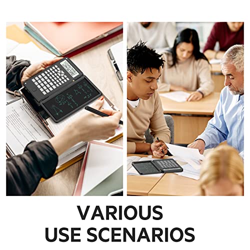 Lmaive Scientific Calculators, Calculators 12-Digit Calculator With Writing Tablet, Foldable Financial Calculator, Lcd Dual Display Desk Calculator Pocket Calculator For School Office #TOP5