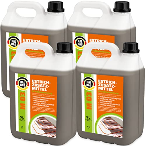 Suplemento para solado de 20 l para calefacción por suelo radiante suelos de calefacción de hormigón, plastificador de sistemas de calefacción M03