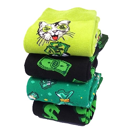 HSELL Mens Funny Patterned Dress Socks Novelty Crazy Design Cotton Socks Gift for Him4