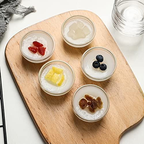 Bols à dessert en verre pour vos réceptions et fêtes à la maison ensemble de 12 pièces de 75 ml - 5