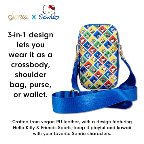 Image of Sonix x Sanrio Phone Pouch - Universal Smartphone Purse and Wallet, Crossbody and Shoulder Bag | Hello Kitty & Friends Sports
