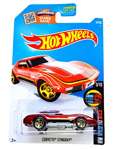 Hot Wheels 2016 HW Mild To Wild Corvette Stingray 58/250 miniatura 1