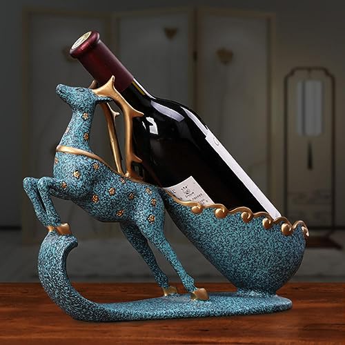 Support de bouteille de vin de comptoir et casier à vin compact pour alcool