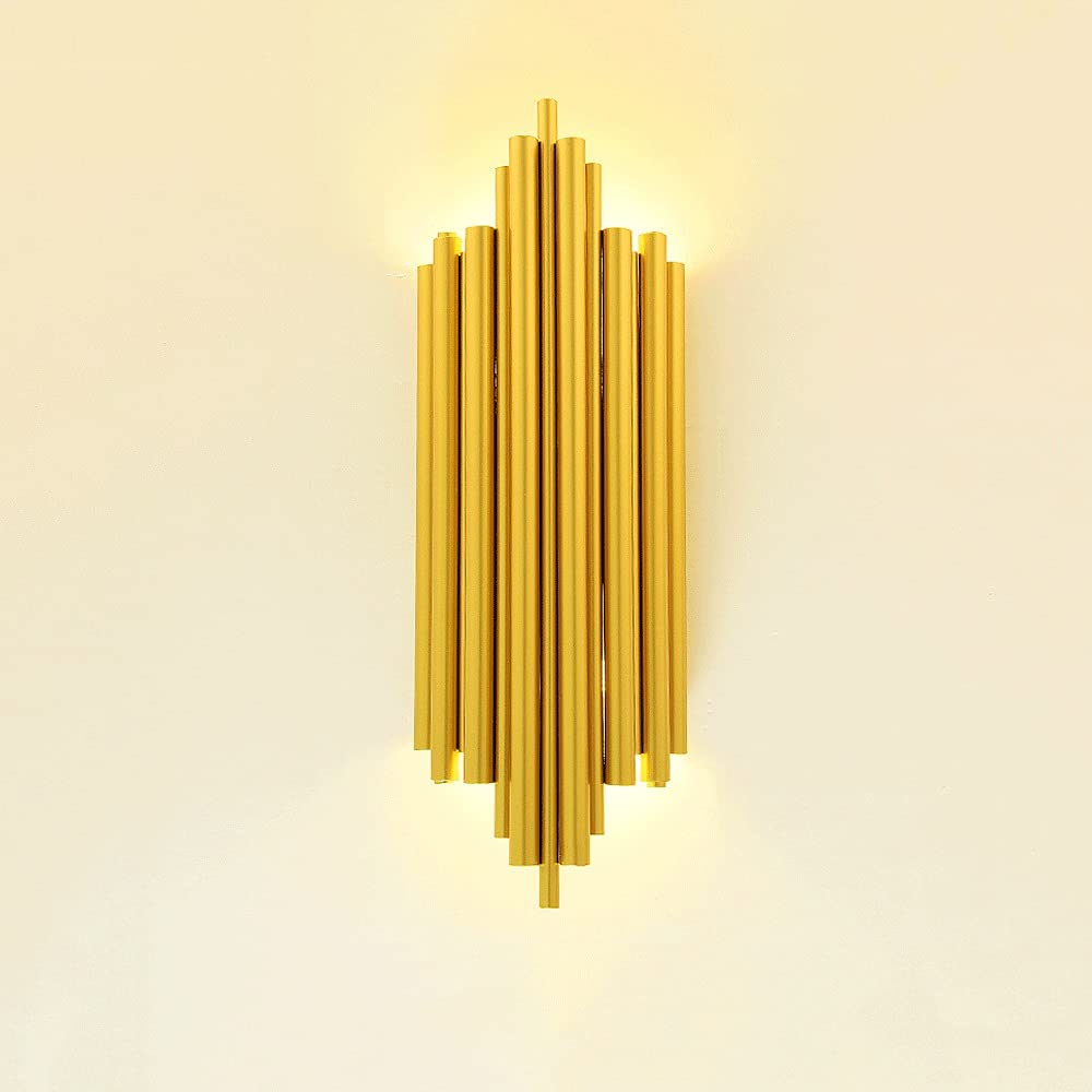 Lampes de luxe de luxe américaines en fer doré au design magique