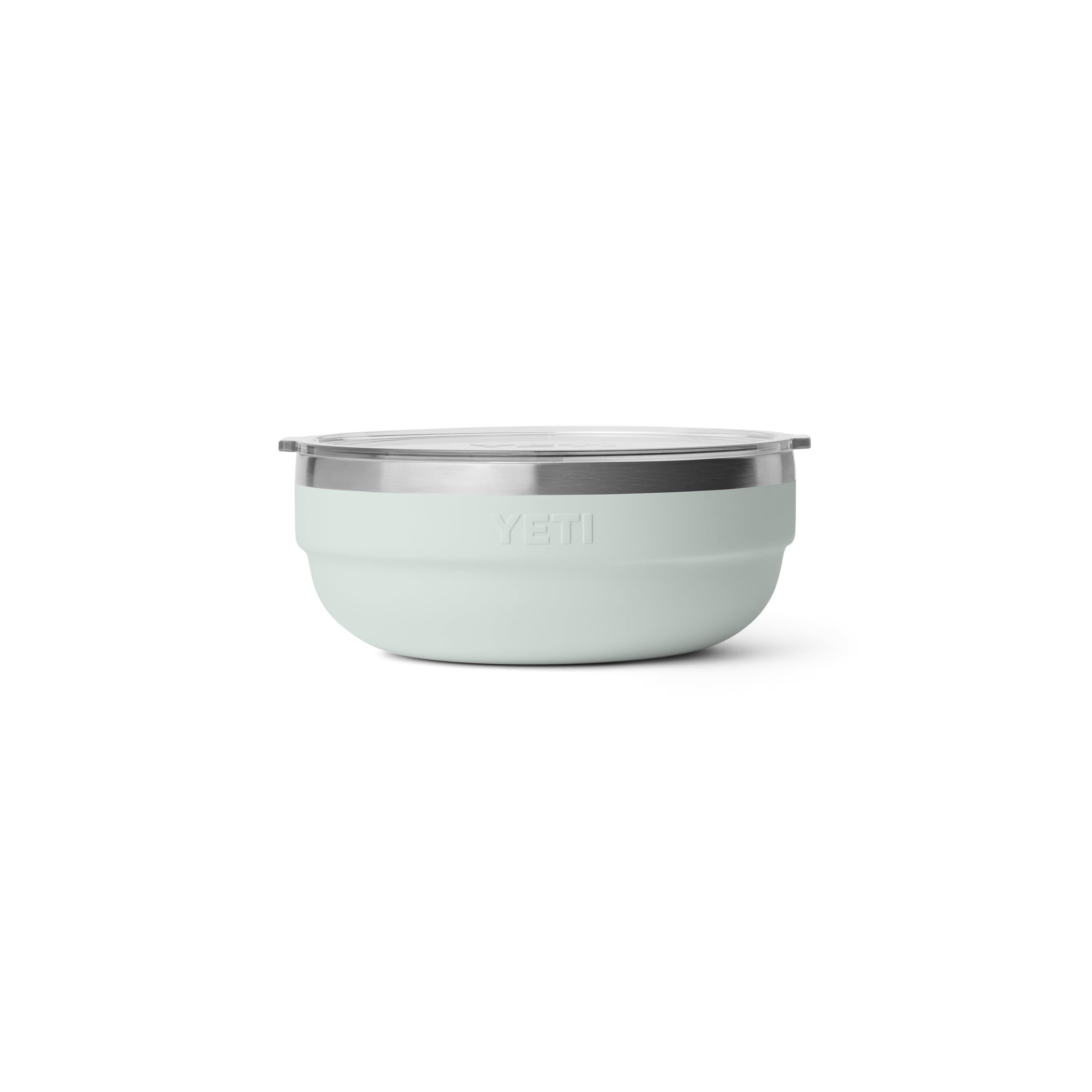 YETI Rambler Low Bowl, Vacuum Insulated, Stackable and Nestable Stainless Steel Bowl with Lid, 1.6 Quart, Ridgeline