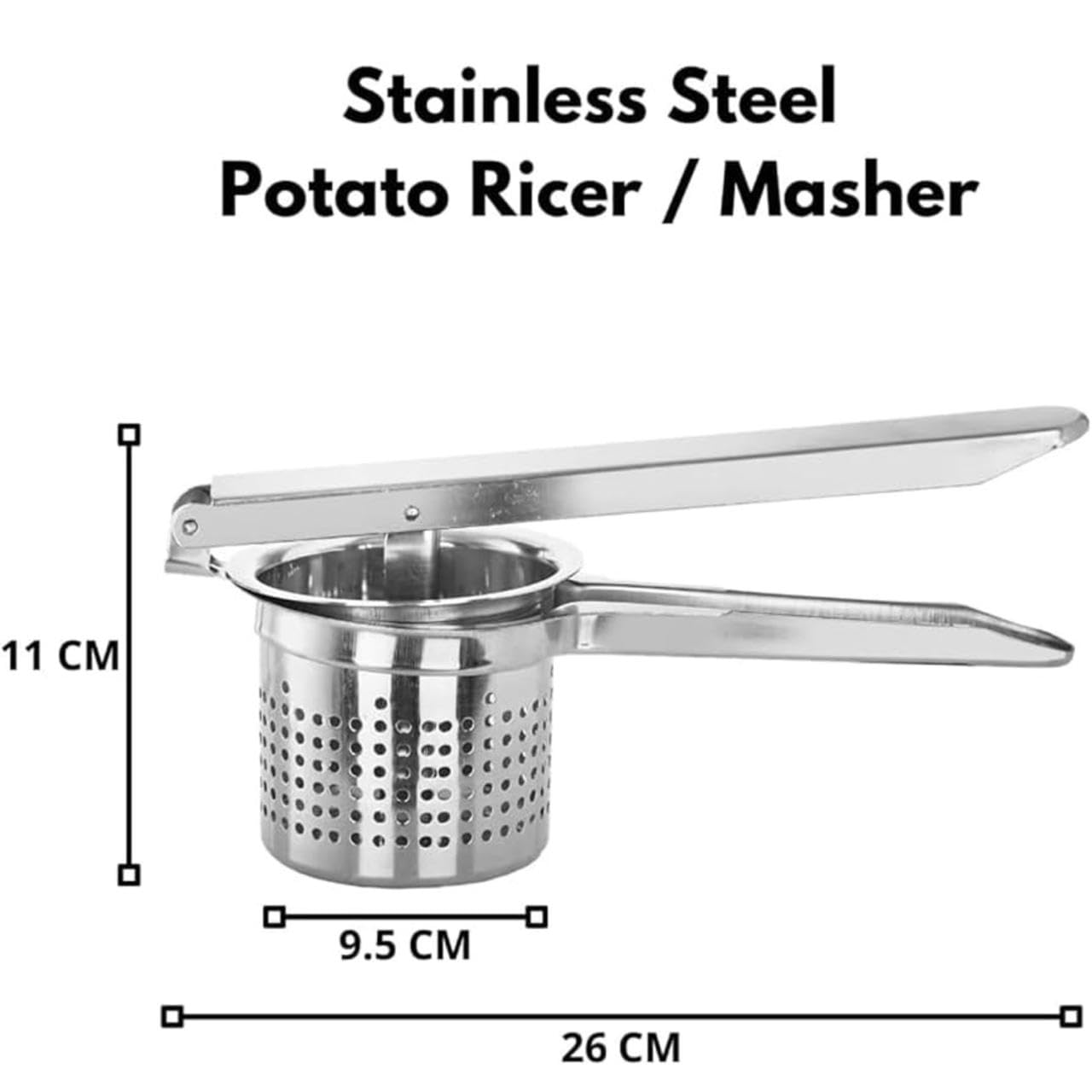Mooli Squeezer - Potato Masher & Vegetable Squeezer -3