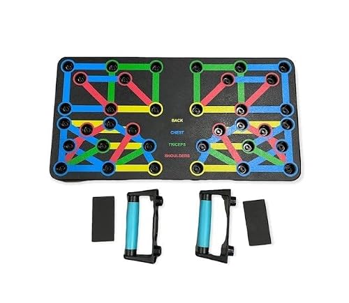 Pushup Board 25 in 1 | Perfect Push Up Board | Push Up Bar Handles | Multi-Functional Pushup Board Fitness Floor | Strength Training Equipment | Home Workout Equipment | Perfect Choice for Daily Gifts - Thumbnail 2