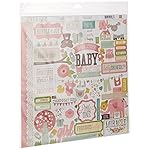 Echo Park Paper Company Echo Park Paper BJG45016 Bundle of Joy Girl Collection Scrapbooking Kit, 12-x-12-Inch