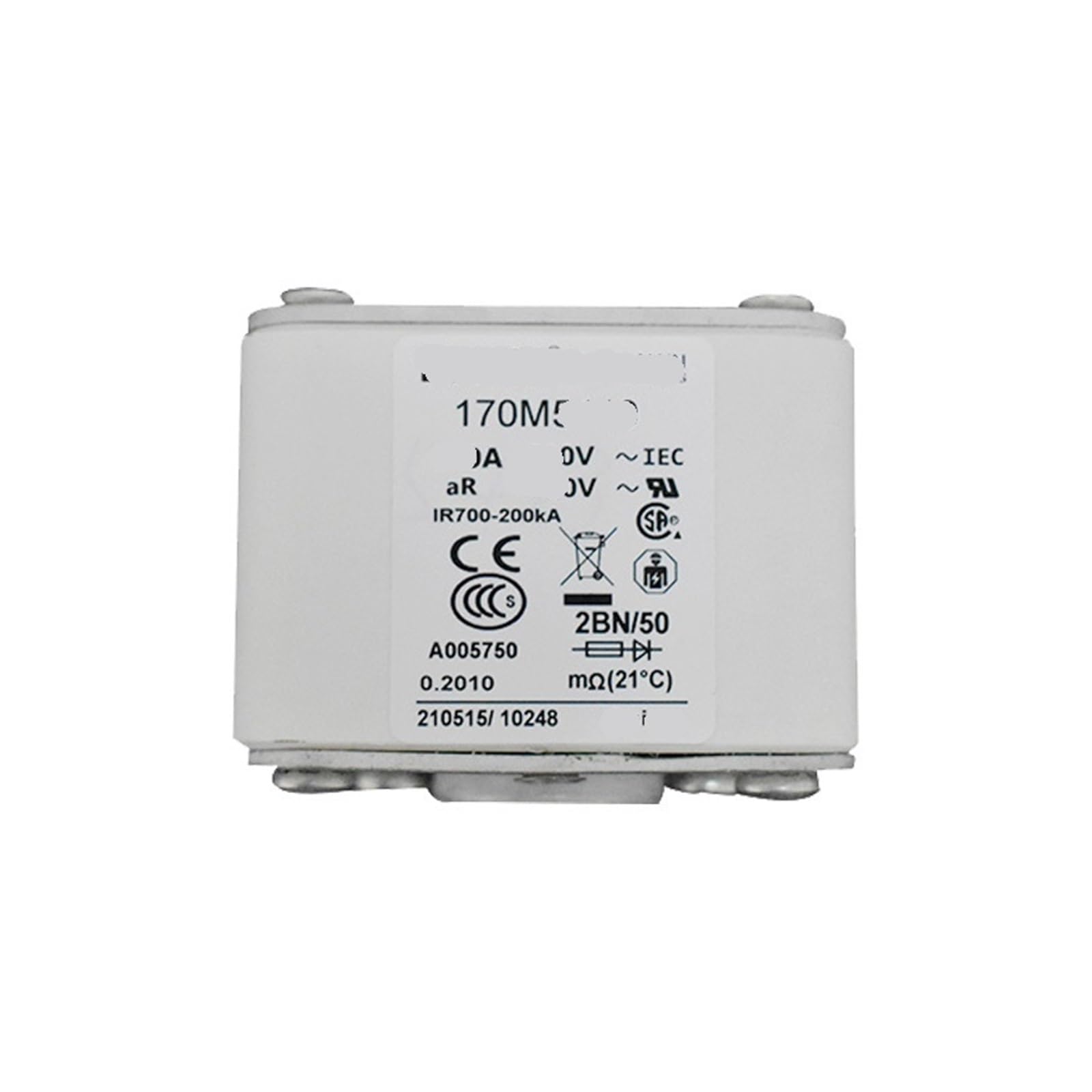 JNURGWLYH 170M5408 170M5410 Intelligent Drop-Out Low Voltage Fast Fuse(170M5410)