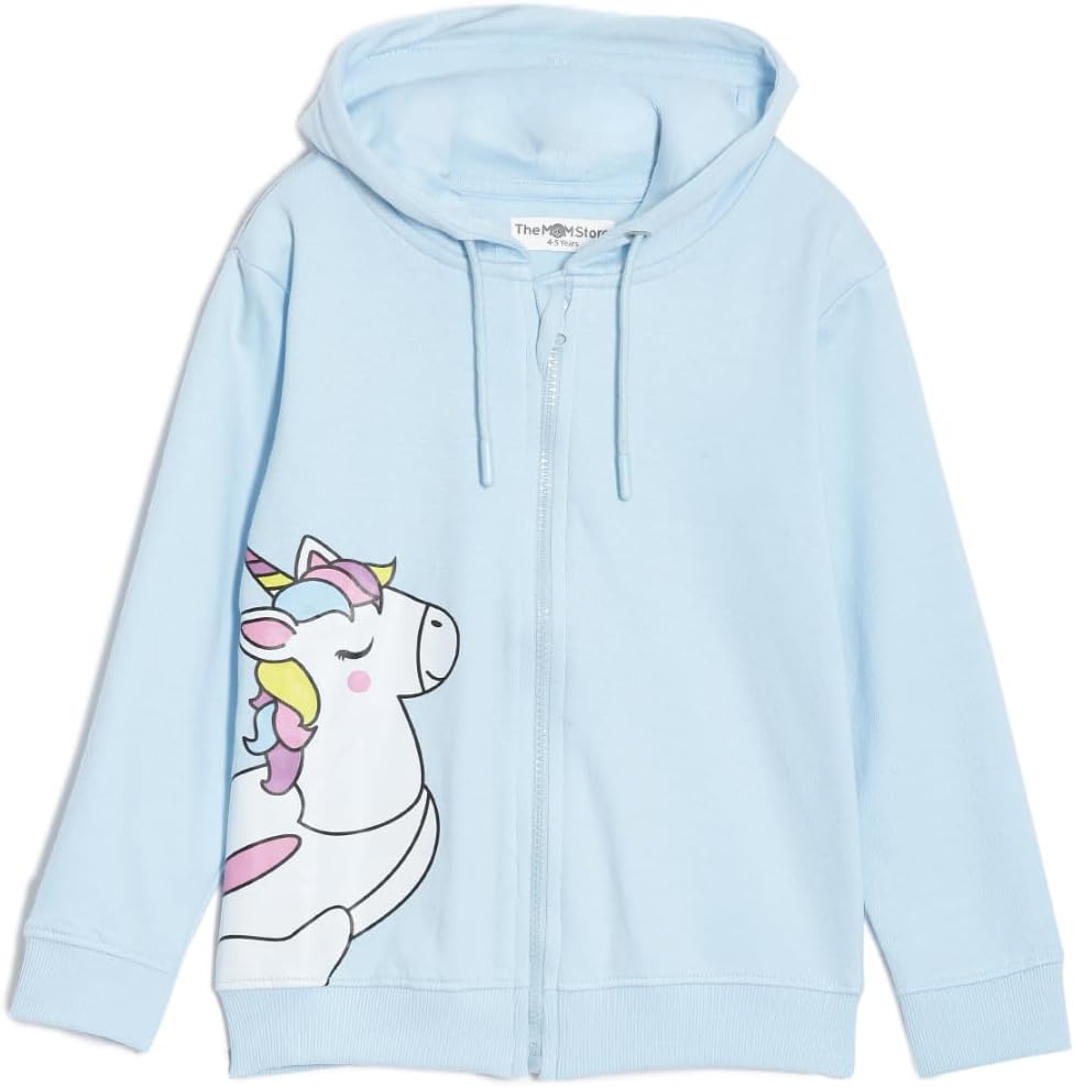 The Mom StoreWinter Jackets for Kids | Cute Sweatshirt and Cool Hoodies for Baby Boy and Baby Girls | Cotton | with Zippers | Hoodie Cap