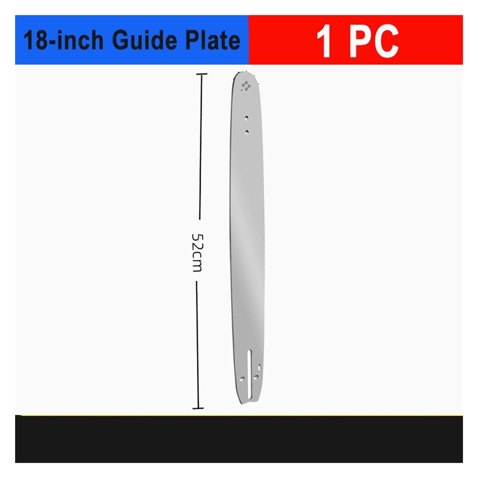 Cadena de motosierra 18" 72 DL Paso 0,325" Dientes redondeados,058" Hoja sierra 18 pulgadas(18-inch Guide Plate)