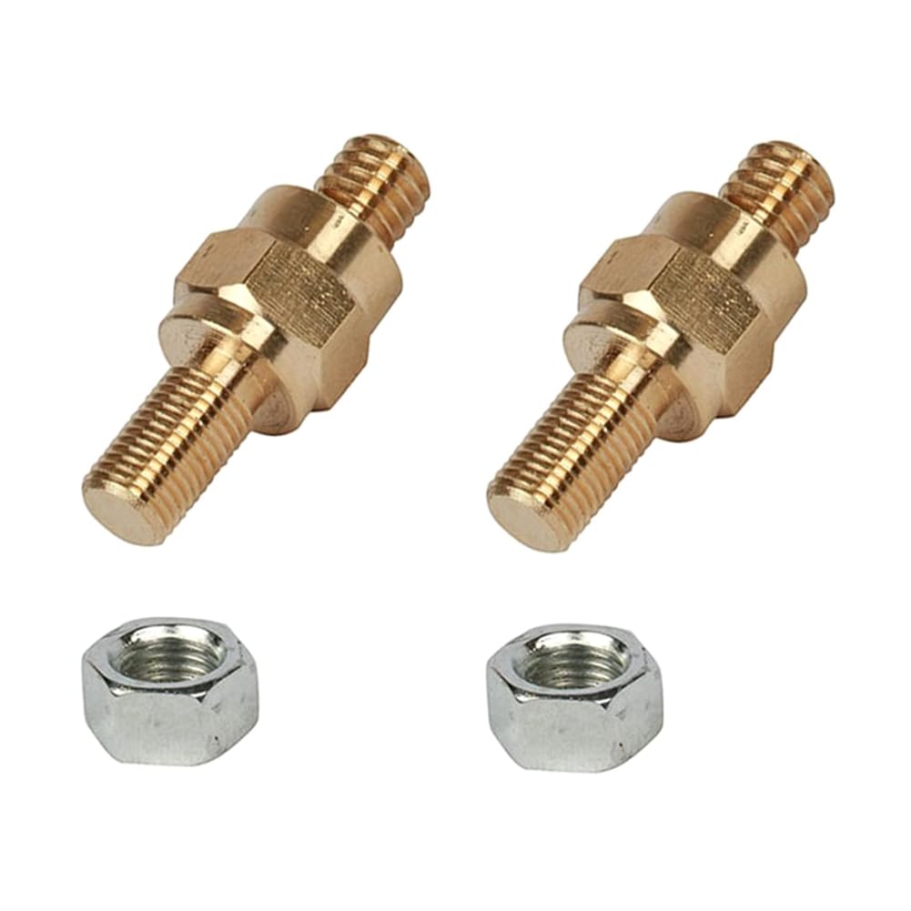 Littimoon 2pcs Side Mount Battery Copper 3/8 Side Post Battery Terminal Bolt 3/8inch-16-3/8inch-24