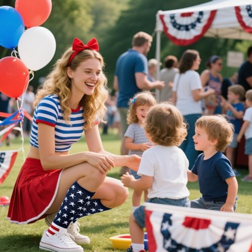 Image of American Trends Women Softball Socks Knee High Tube Socks Long Baseball Soccer Socks for Youth Girls