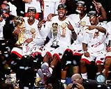 NBA Lebron James Miami Heat 2013 Finals Group Celebration Photo 8x10