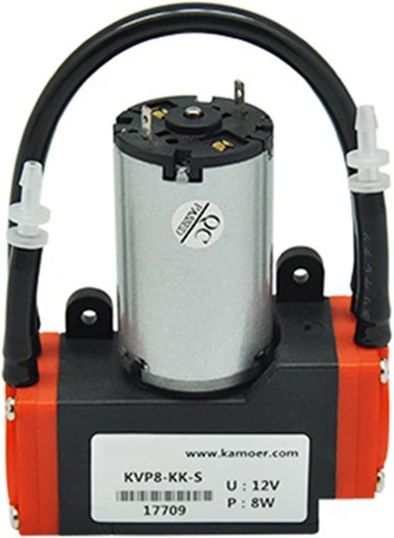 Power Pumps KVP8 12V/24V Diaphragm Vacuum Pump Micro Air Pump with DC Motor Pump Accessories (Color : 24V, Size : Brush-Series)