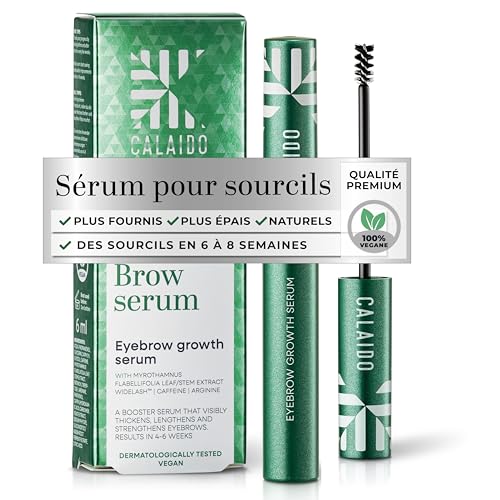Sérum de croissance des sourcils Calaido pour des sourcils denses