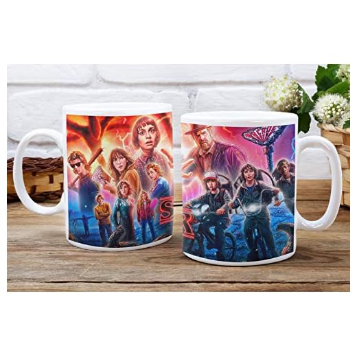 Luckygrafic Taza Stranger Personajes