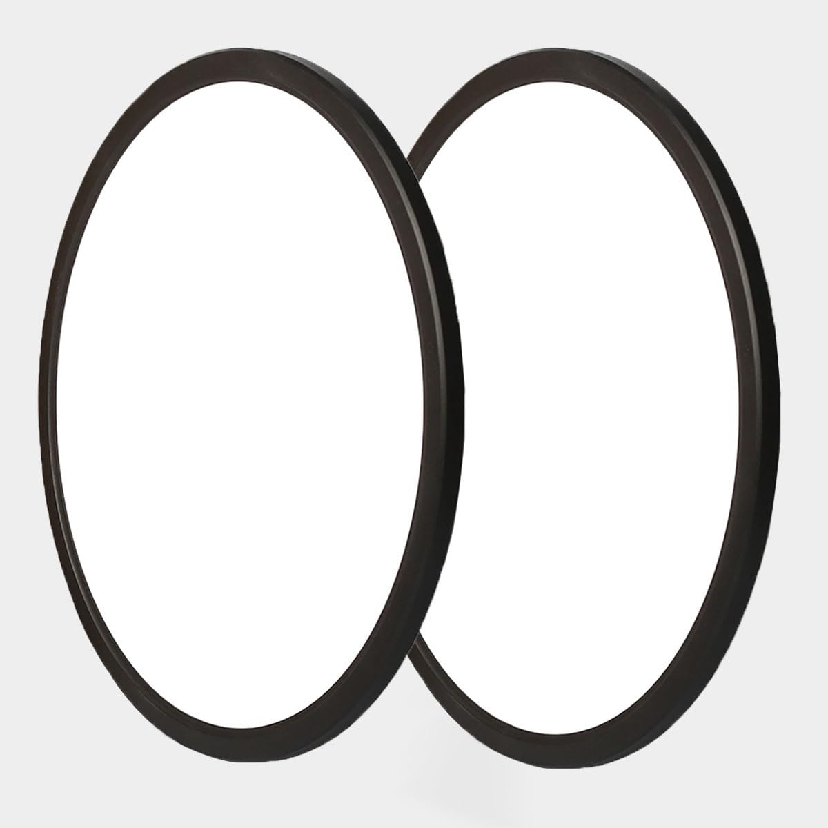 Epochglo 2 Stück Led Deckenlampe Flach mit Bewegungsmelder, Deckenleuchte Lampe mit Bewegungsmelder innen, 18W 1800lm 4000K IP44 für Flur/Keller/Badezimmer/Garage - 22cm, Ultra Dünn, Rund, Schwarz