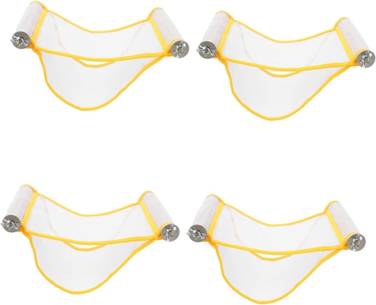 balacoo 4pcs Hamster Hammock Breathable Hanging Bed for Small Pets for Ferrets and Guinea Pigs Cooling Nest for Cage Use Comfortable Secure Design