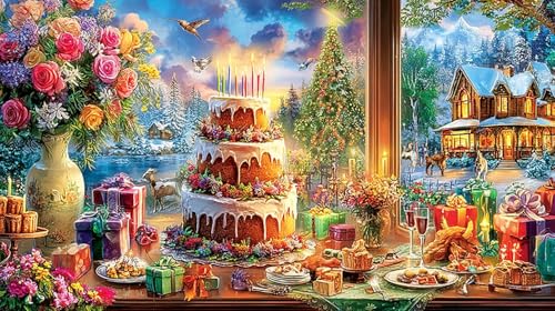 Rompecabezas Pastel de discordia: un pasatiempo relajante de 1000 piezas para decorar tu salón