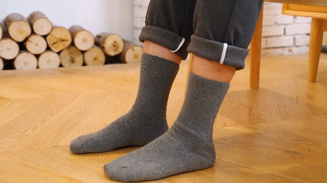 5 Paires De Chaussettes En Laine Mérinos Pour Hommes Et