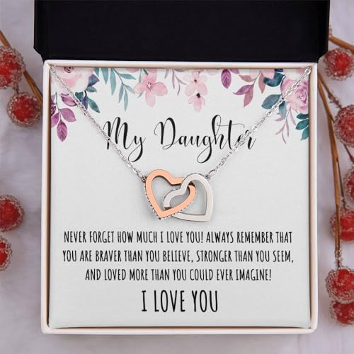 Daughter Gifts from Dad/Mom/Parents - Daughter Necklace Birthday Gifts For Teen Girls Christmas Graduation Prom Jewelry4