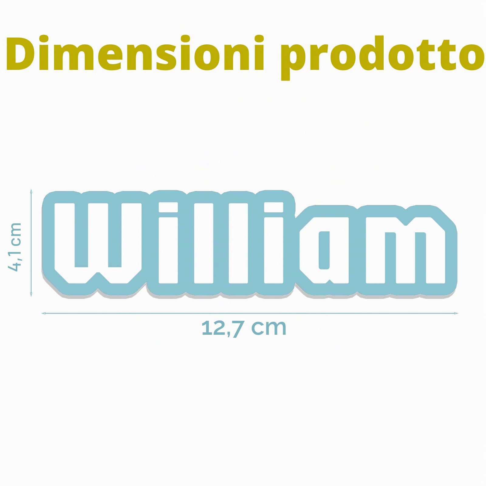 Adesivi in vinile impermeabili personalizzati per bottiglie d'acqua, bicchieri, laptop, caschi, auto e asili nido, testo, colori e caratteri personalizzabili, durevoli, lavabili in lavastoviglie