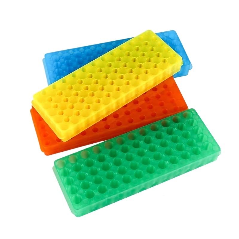 Yinxi Estante de Tubos de ensayo de plástico, Tubos de centrífuga, Estante de microtubo Combinado para Laboratorio, Estante de Tubos de PCR de 0,2/0,5/1,5/2 ml (Color : Mixed 6 pcs)