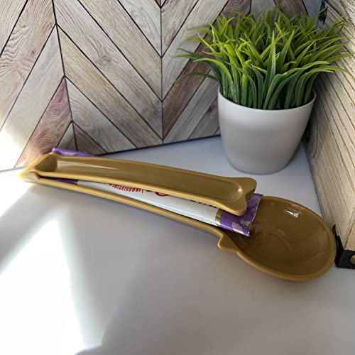 Cat Treat Dispenser For Puree And Bisque Bar Feeding Spoon, Squeezer For Cat Bar Treats (Blue) #TOP4