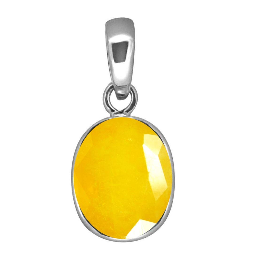11.25 Ratti 10.47 Carat A+ Quality Yellow Sapphire Pukhraj Gemstone Pendant for Women's and Men's-image-32