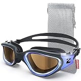 ZIONOR Swim Goggles, G1 ULTRA Photochromic Polarized Swimming Goggles for Men Women Adult, UV Protection Leakproof...