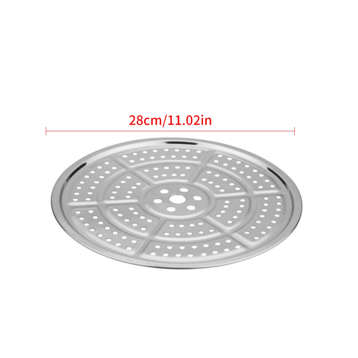 2 Pack Rejilla para Conservas de Acero Inoxidable, 11" Rejilla Duradera para Conservas a Presión Rejilla Redonda para Conservas Bandeja para Cocinar al Vapor para Conservas a Presión Tostar Hornear