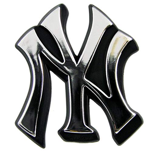 Team Promark Mlb New York Yankees Chrome Automobile Emblem, 4" X 3" #TOP3