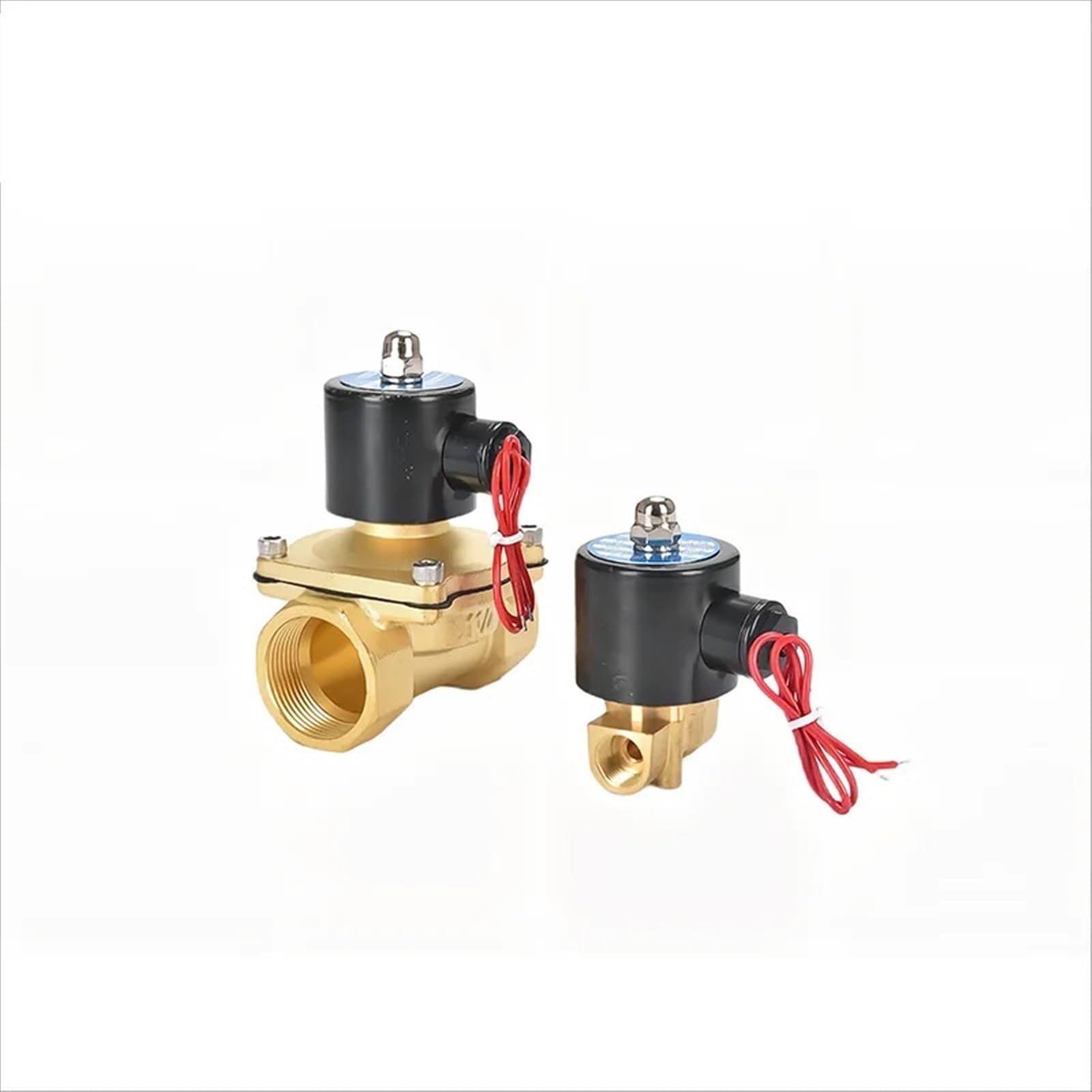 Électrovanne normalement fermée AC 220V DN10 vanne pour eau air huile
