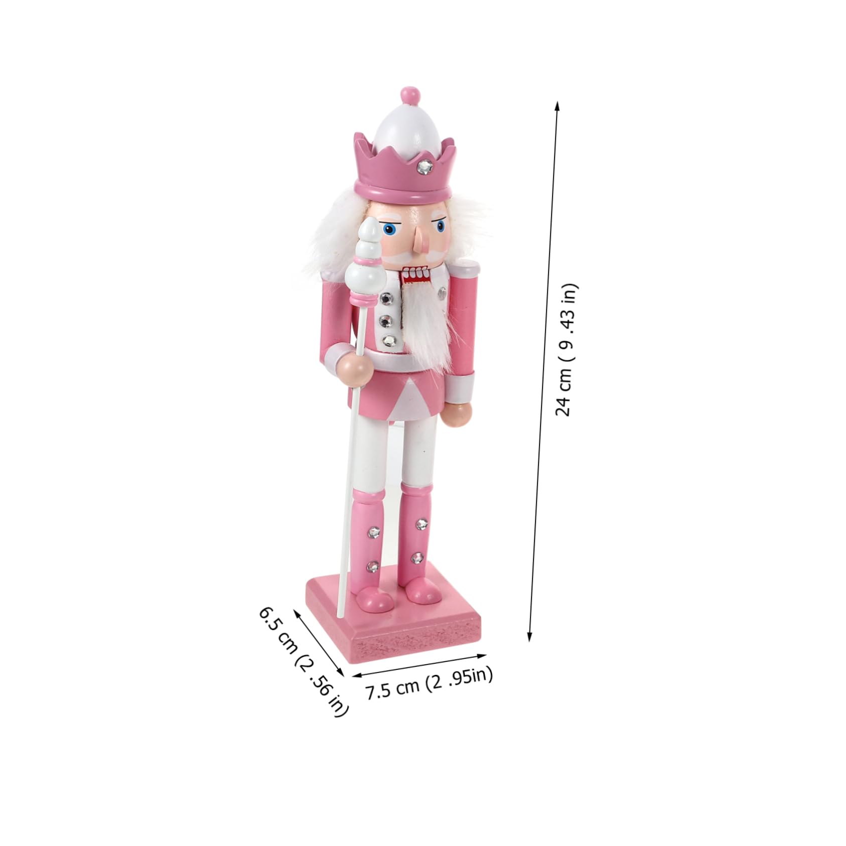 ULTECHNOVO 4pezzi Schiaccianoci Soldato in Legno Decorazione Natalizia Ornamento da Tavolo per Feste di Natale Forniture per Feste Regali per Ragazze Adolescenti