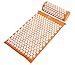 ProSource Acupressure Mat and Pillow Set for Back/Neck Pain Relief and Muscle Relaxation