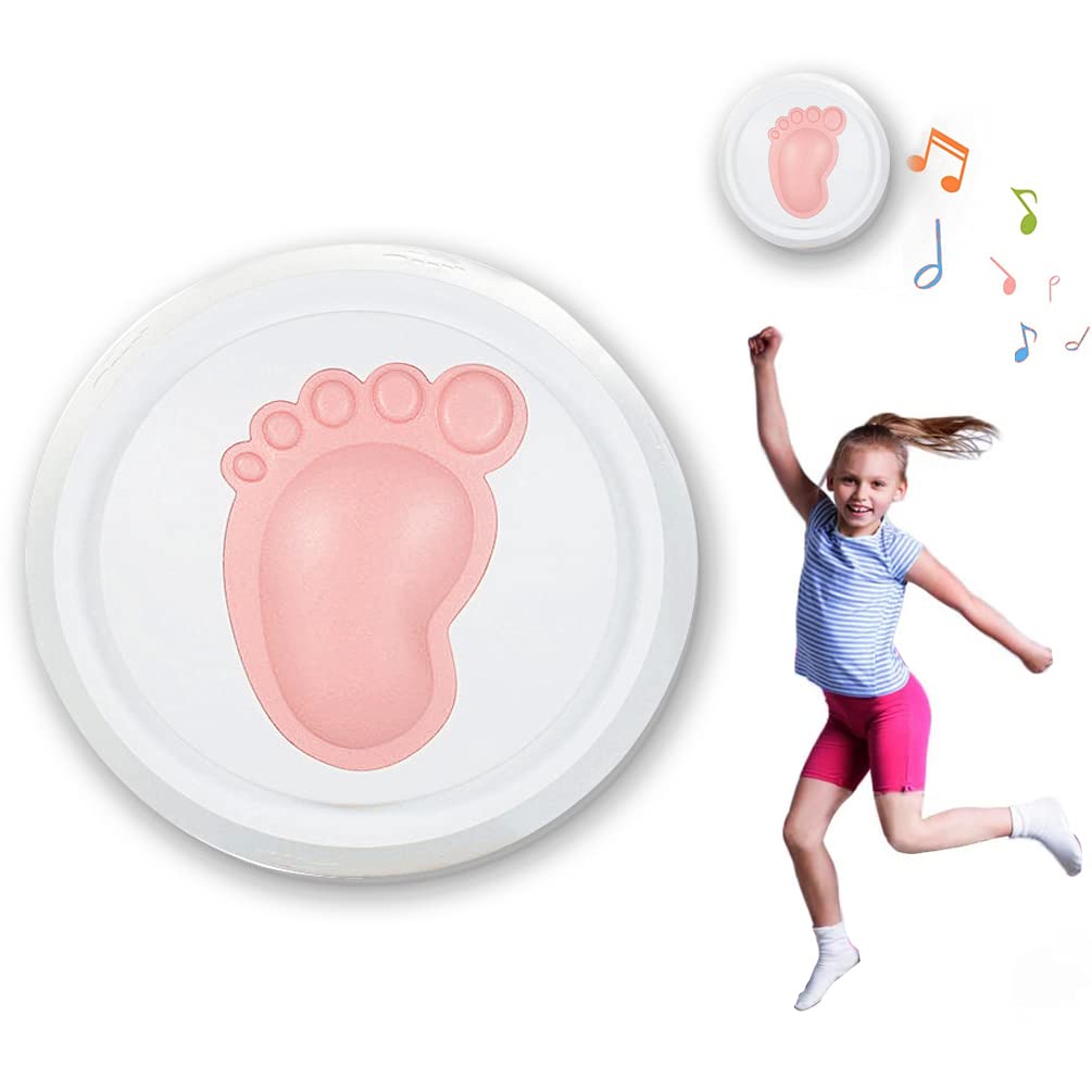 2022 Kids High Jump Sports, Jumping Exercise Training Toys, Electric Jump and Touch Counter(Pink)