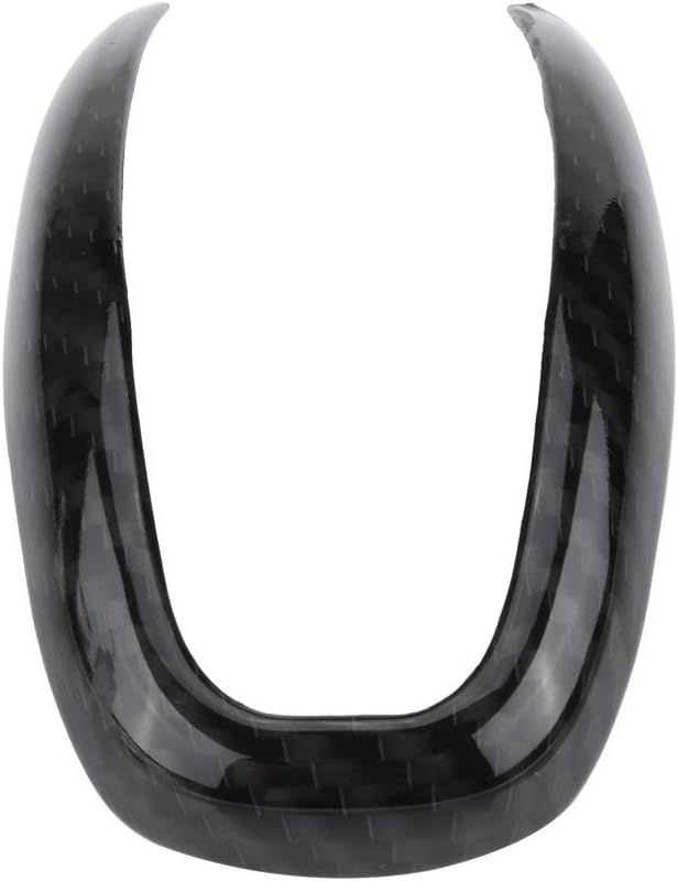 Carbon Fiber Shifter Knob Cover, Premium Interior Upgrade Durable Lightweight Trim for Car Enthusiasts Luxury Vehicle Owners and Daily Commuters