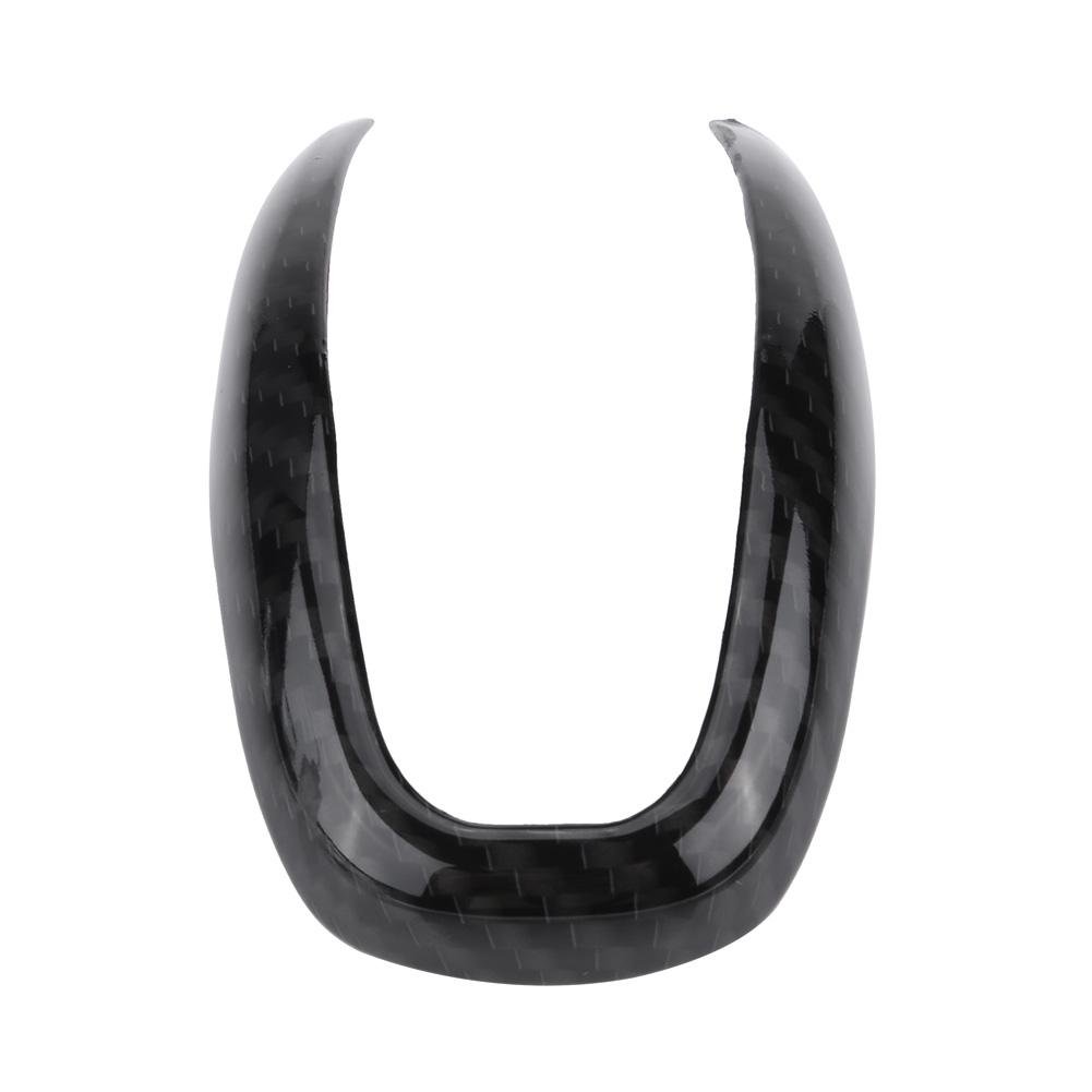Keenso Auto Interni In Fibra di Carbonio Cambio Pomello Manopola Cornice Decorazione Decal Cover Trim per Stelvio/Accessori Car Styling