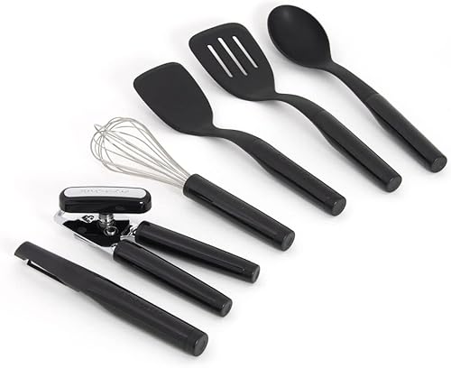 KitchenAid Juego universal de herramientas y accesorios 6 piezas color negro