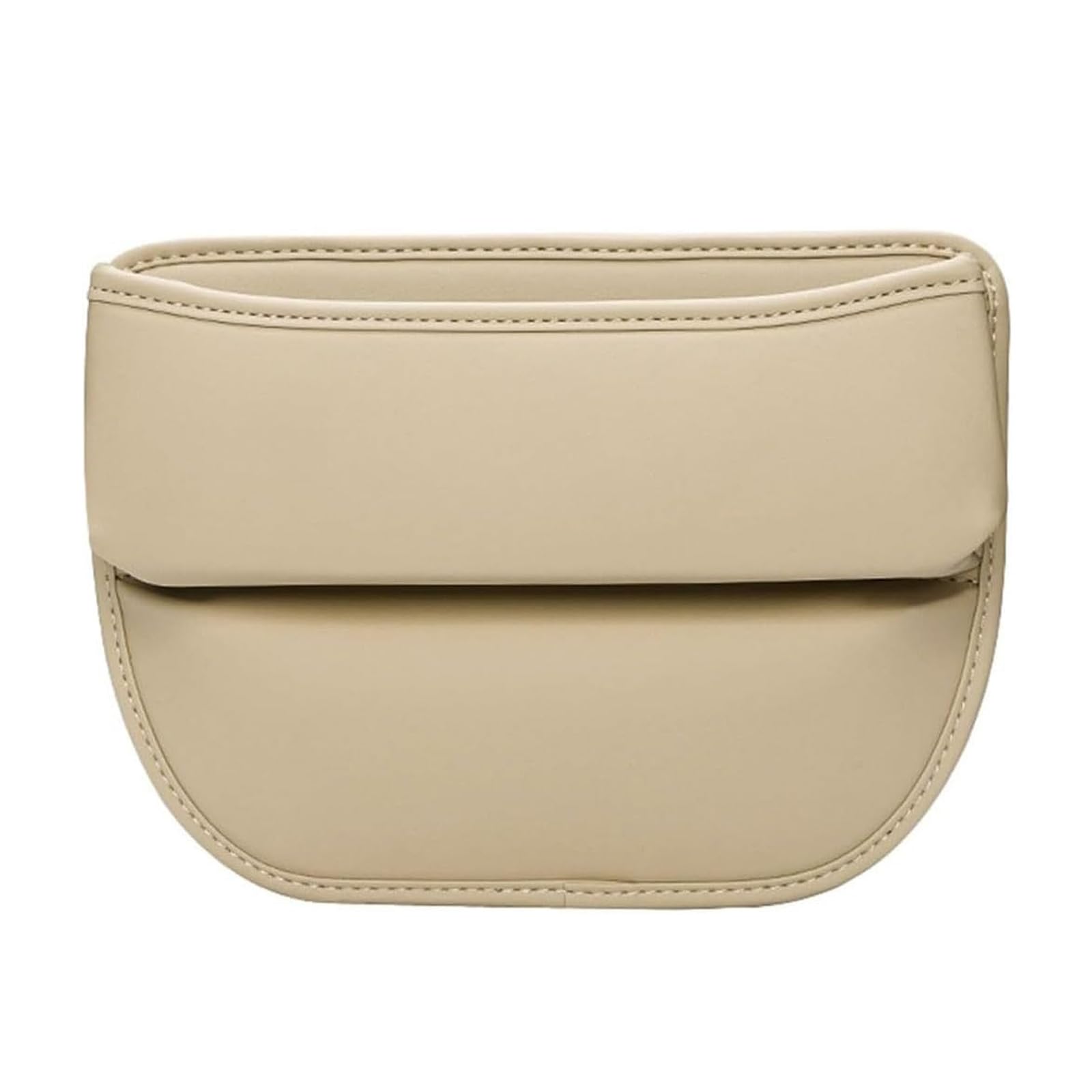 Motario Car Side Pocket Organizer for Benz S Class W221 S300 S350 S400 S550 S600 S63 S65 2006-2026, Leather Side Pocket Organizer Car Seat Gap Filler Storage Accessories, D/Beige
