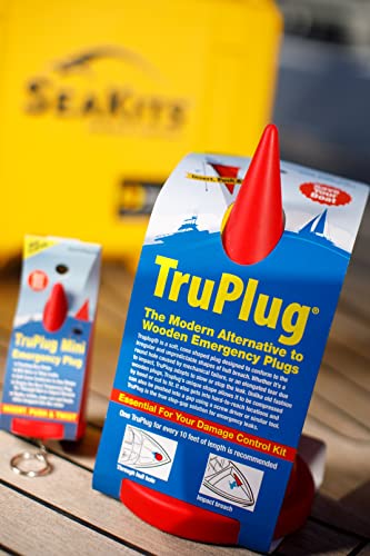 Truplug Industrial-Grade Foam Marine Thru-Hull And Emergency Drain Plug, Mini 4 X 2.25″ #TOP6