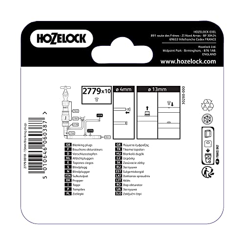 Hozelock Tappo Chiusura da 13 MM IRRIGAZIONE